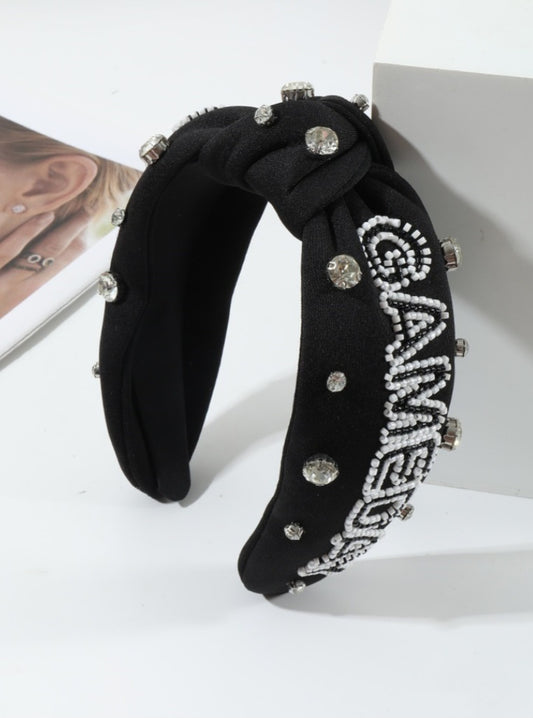 Game Day Headband Black