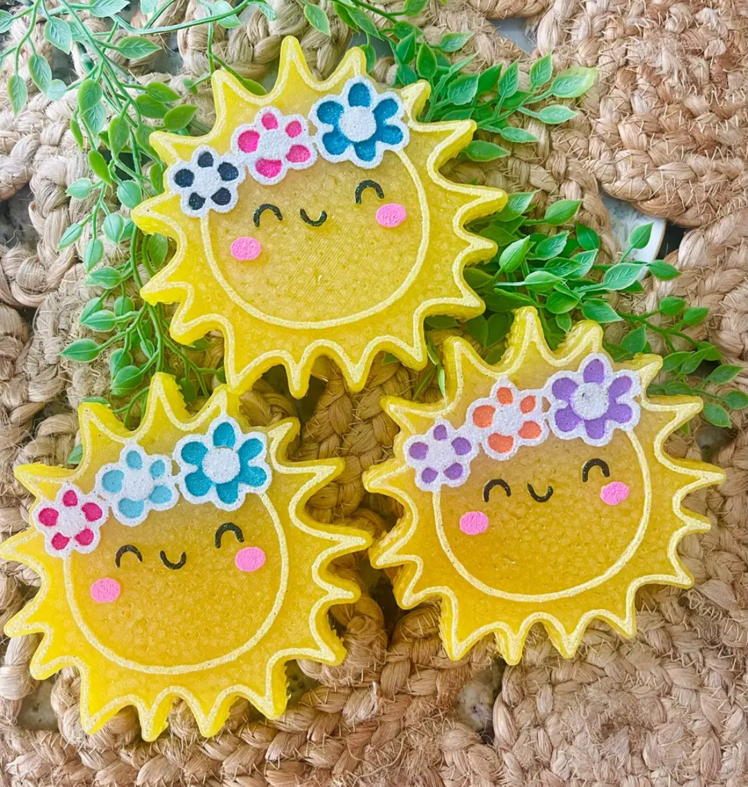 Large Floral Sunshine Car Freshie