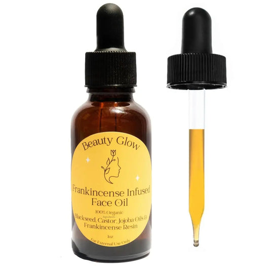 Organic Frankincense Resin Infused Black Seed Castor Jojoba