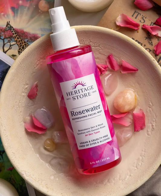 Heritage Store Rosewater Spray 8oz