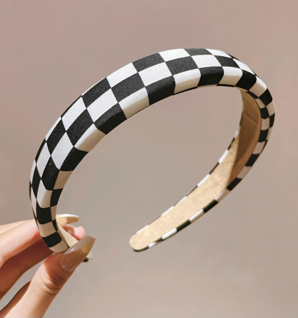 Checkered Padded Headband