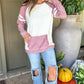 Heather Fleece Contrast Pullover