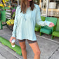 Carefree Brushed Cotton Hoodie Muted Sage