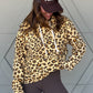 Triblend Fleece Leopard Hoodie