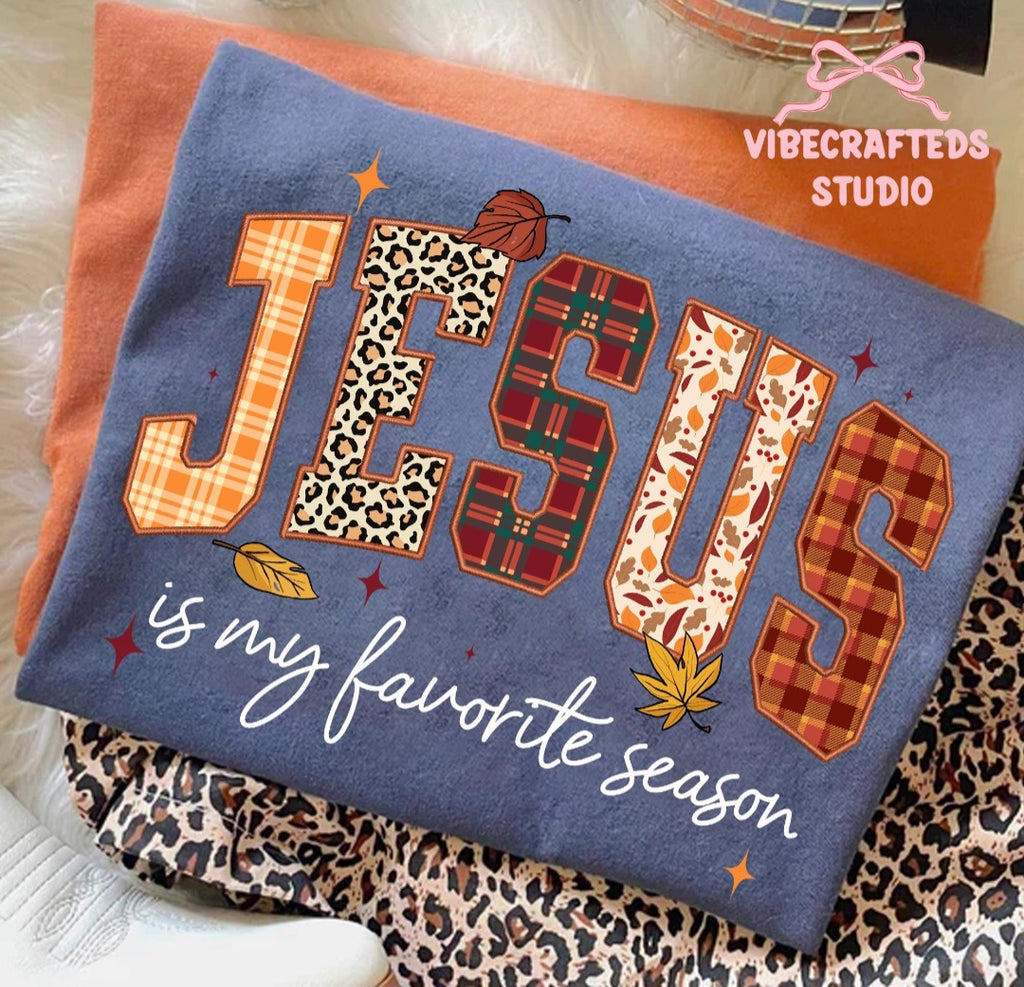 Jesus Is My Favorite Season Blue CC Tee