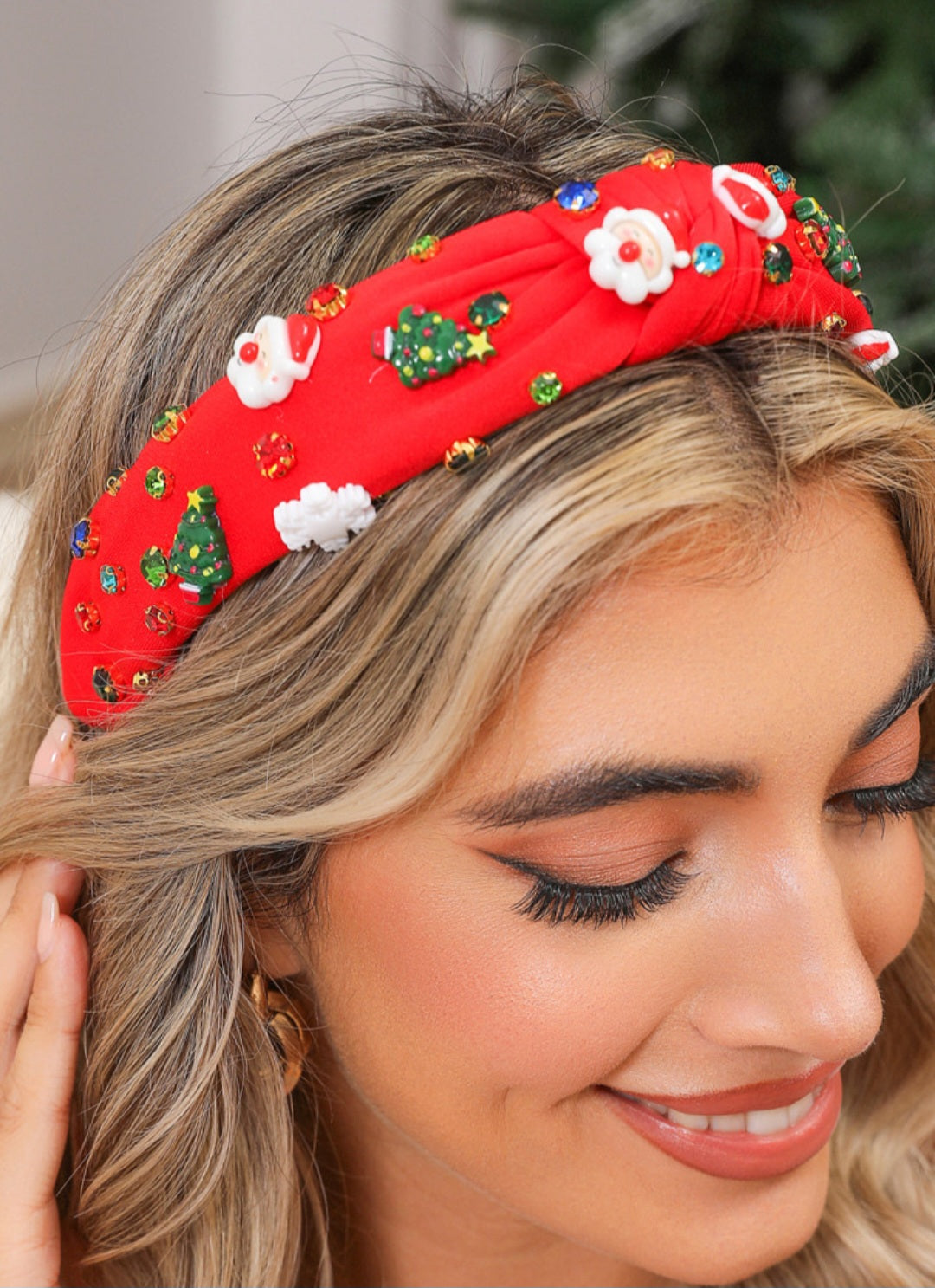 Red Christmas Headband