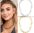 Zenzii 18k Plated Big Link Necklace