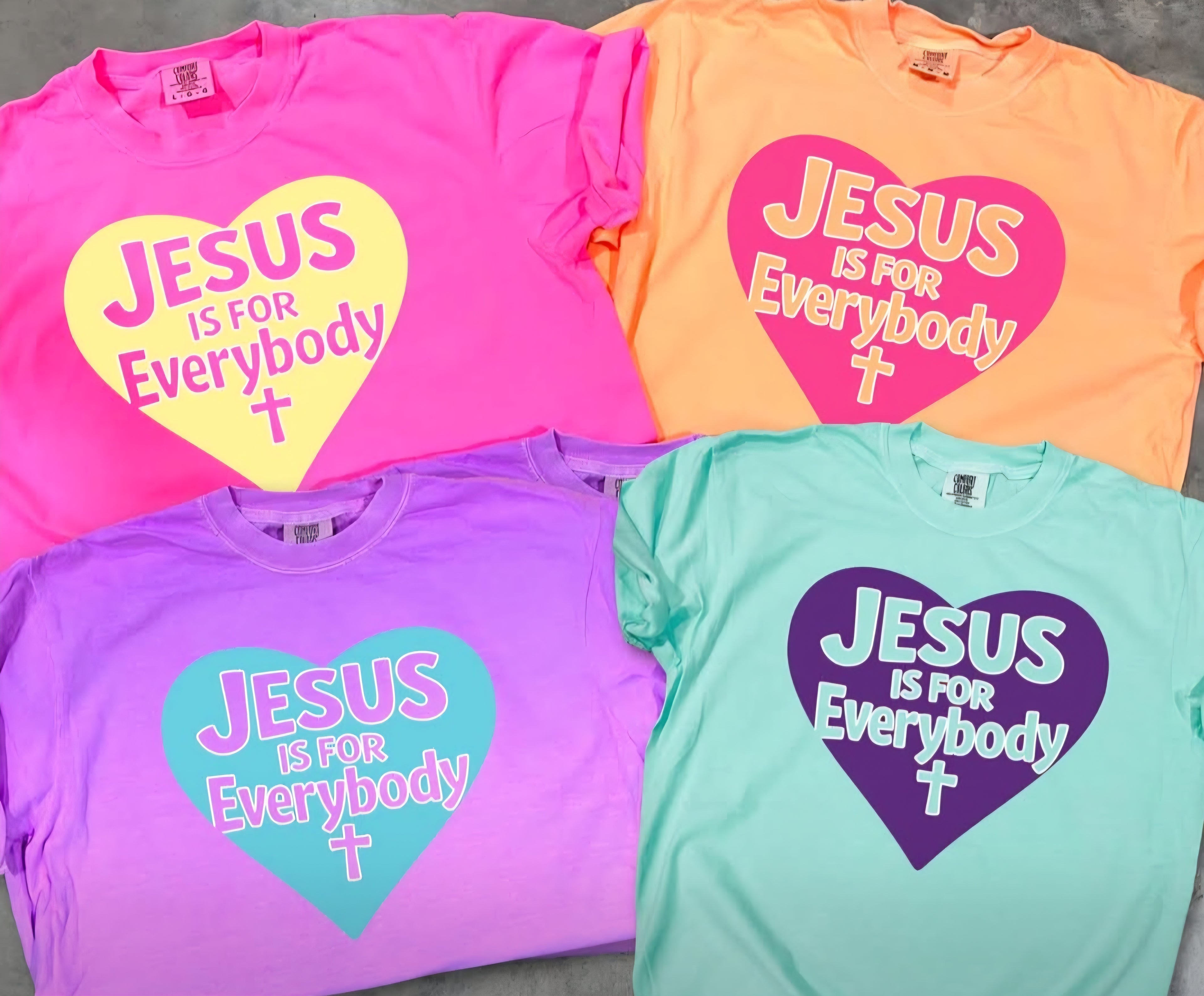 Jesus is for Everybody Heart Tee *PREORDER*
