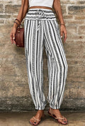 Casual Black Stripe Jogger Pant