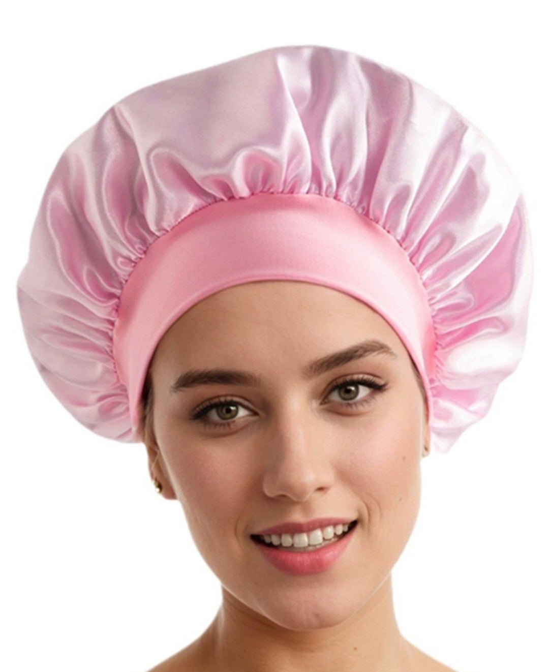 Satin Sleep Cap Pink
