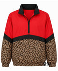 Scuba Zip Pullover Red Leopard *PREORDER*