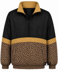 Athletic Zip Pullover Black Leopard *PREORDER*
