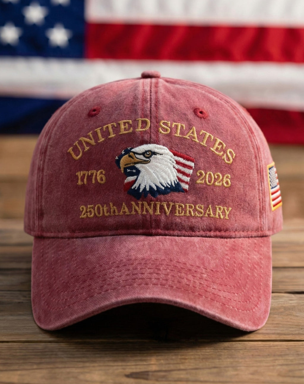 Mineral Wash USA Anniversary  Hat Patriotic