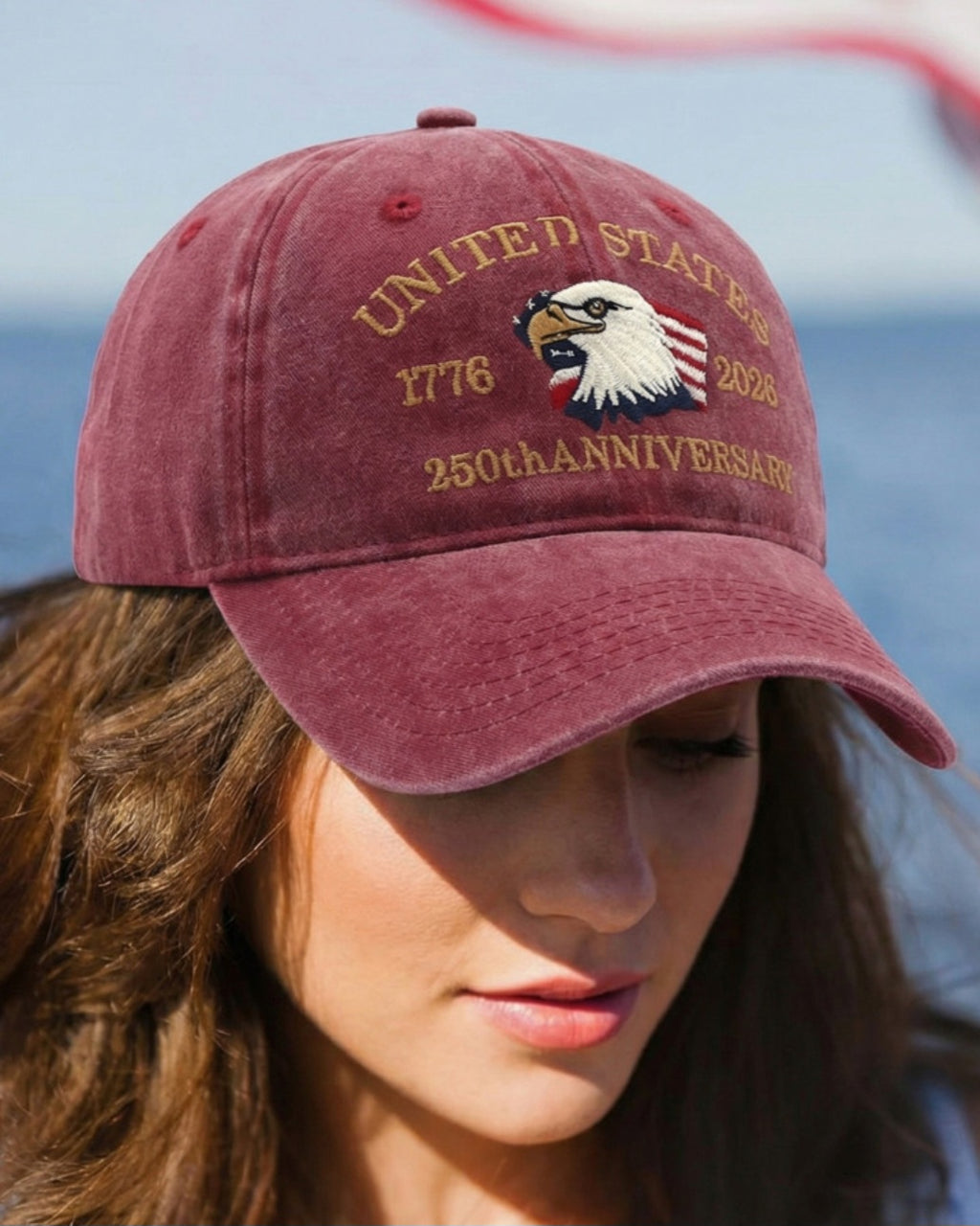 Mineral Wash USA Anniversary  Hat Patriotic