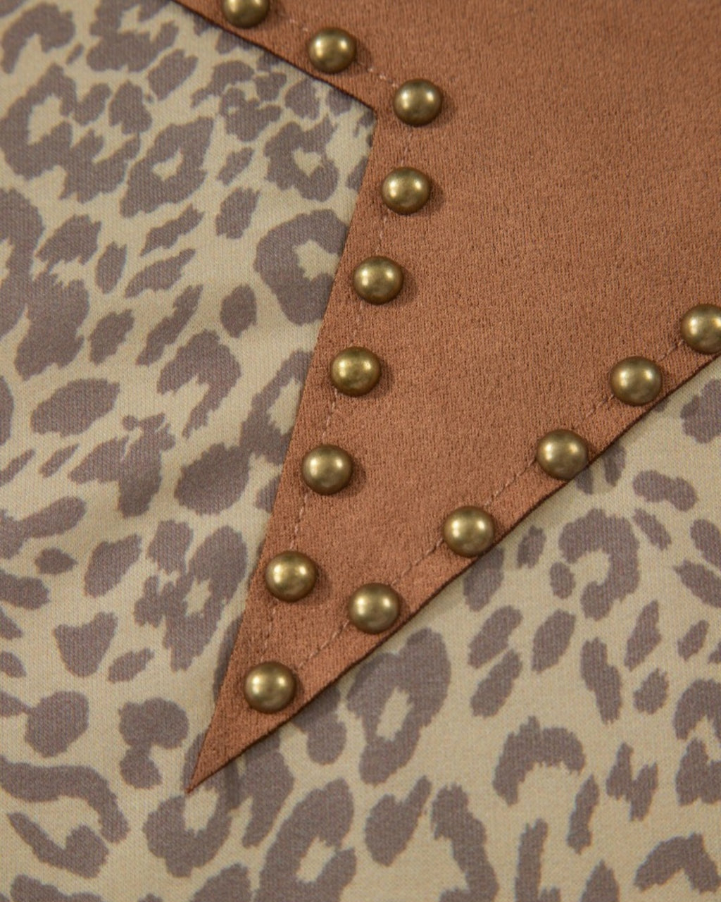 Star Studded Tee Brown Leopard *PREORDER*