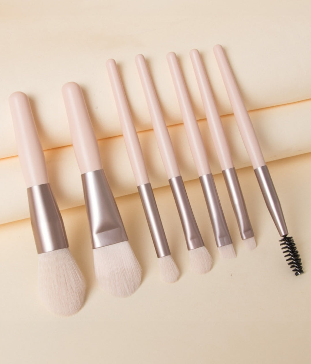 7 PC Travel Makup Brush Set