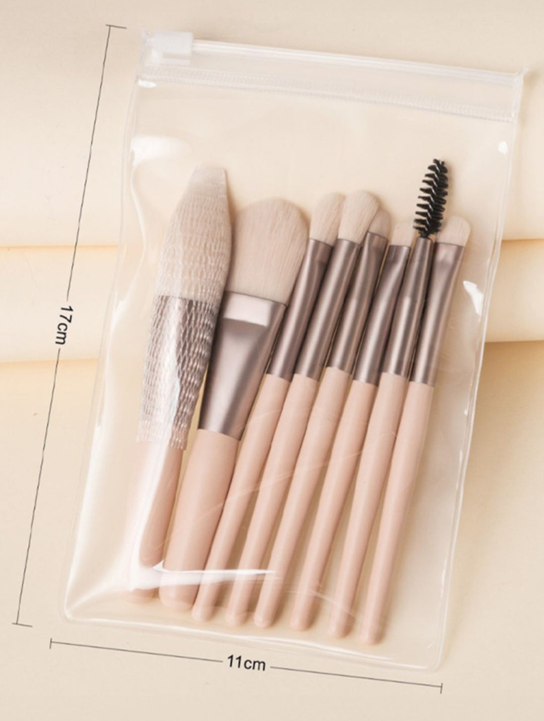 7 PC Travel Makup Brush Set