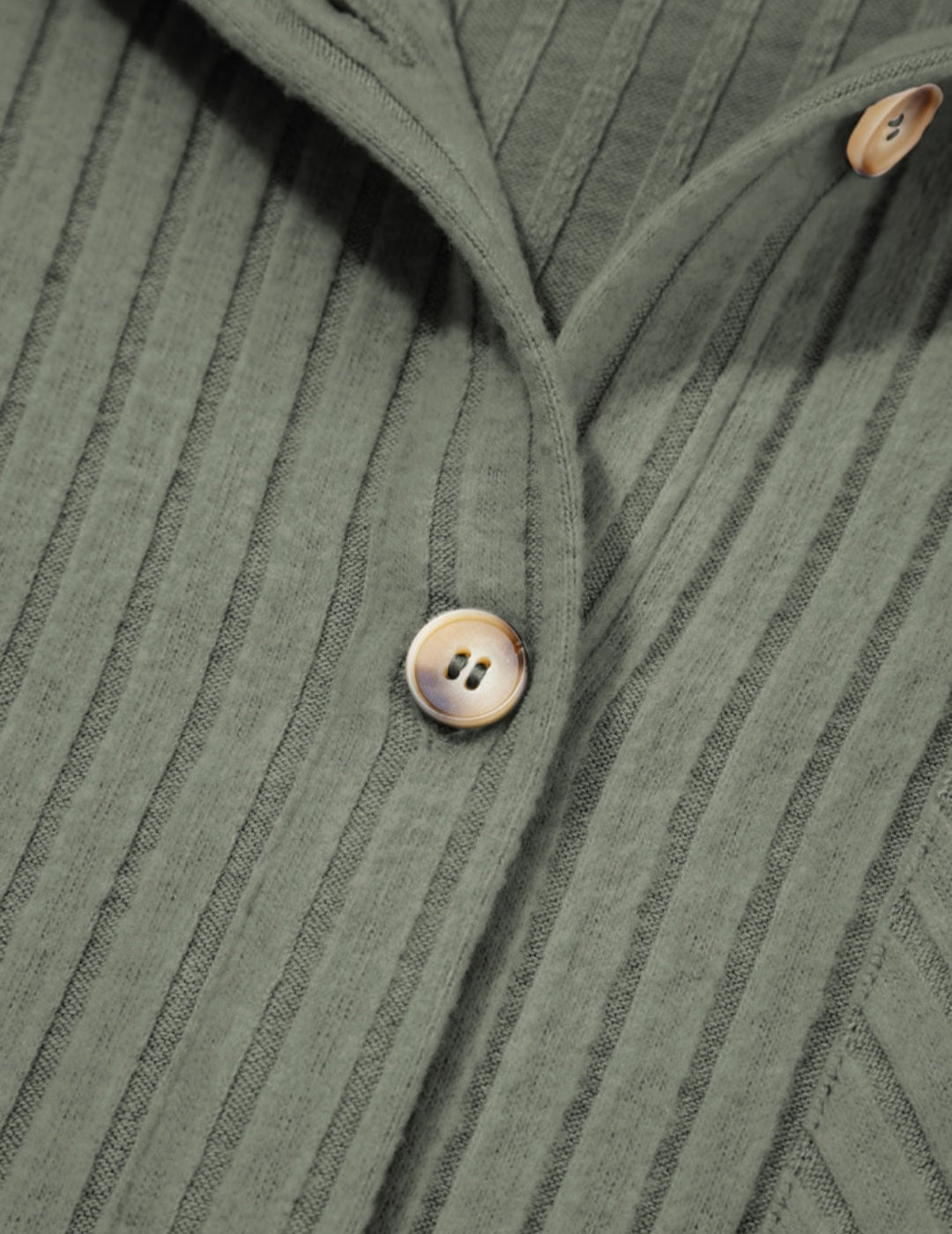 Thermo Ribbed Soft Button Shacket *PREORDER*