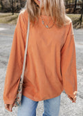 Long Corded Pullovers Orange *PREORDER*