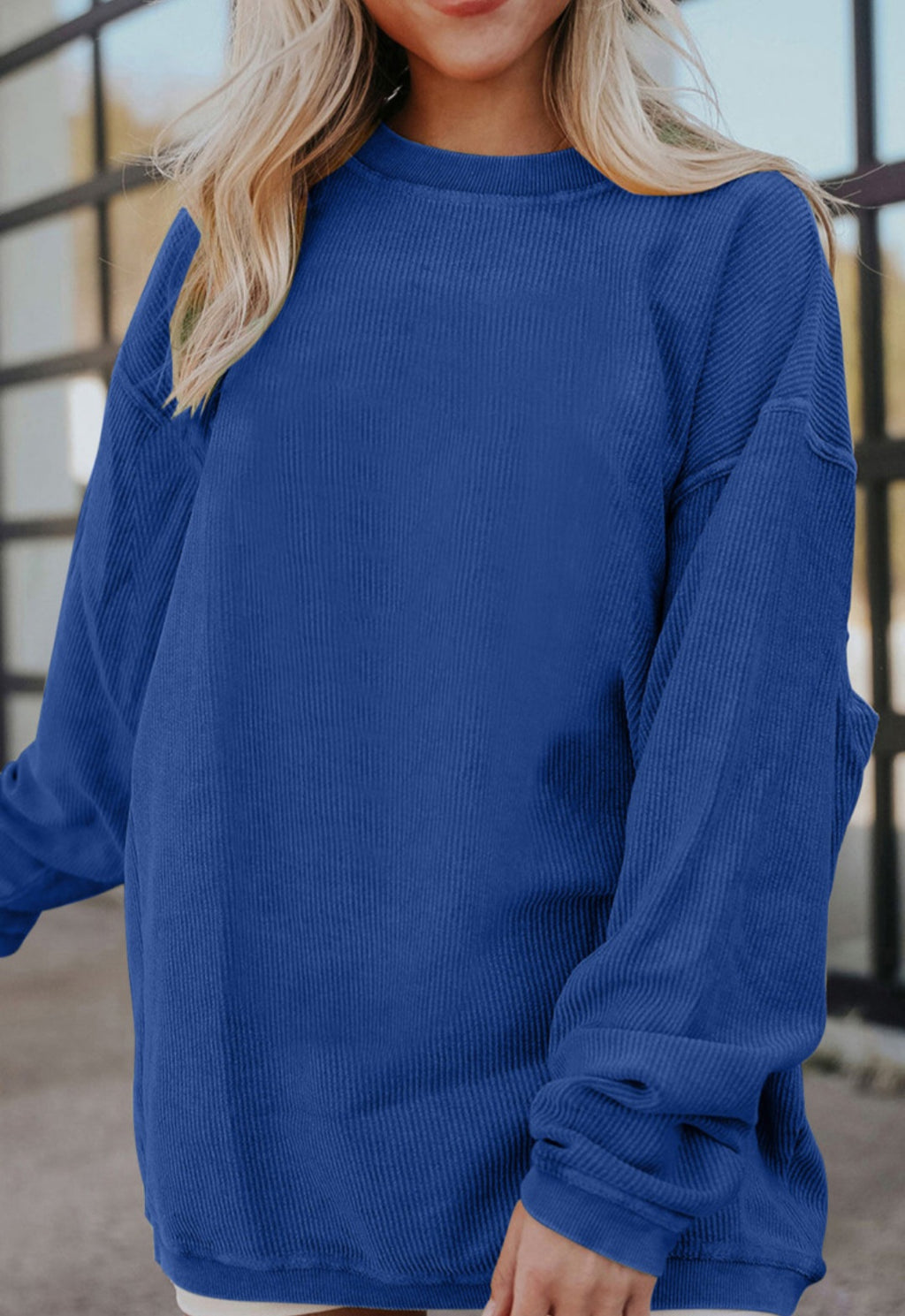 Long Corded Pullovers Blue *PREORDER*