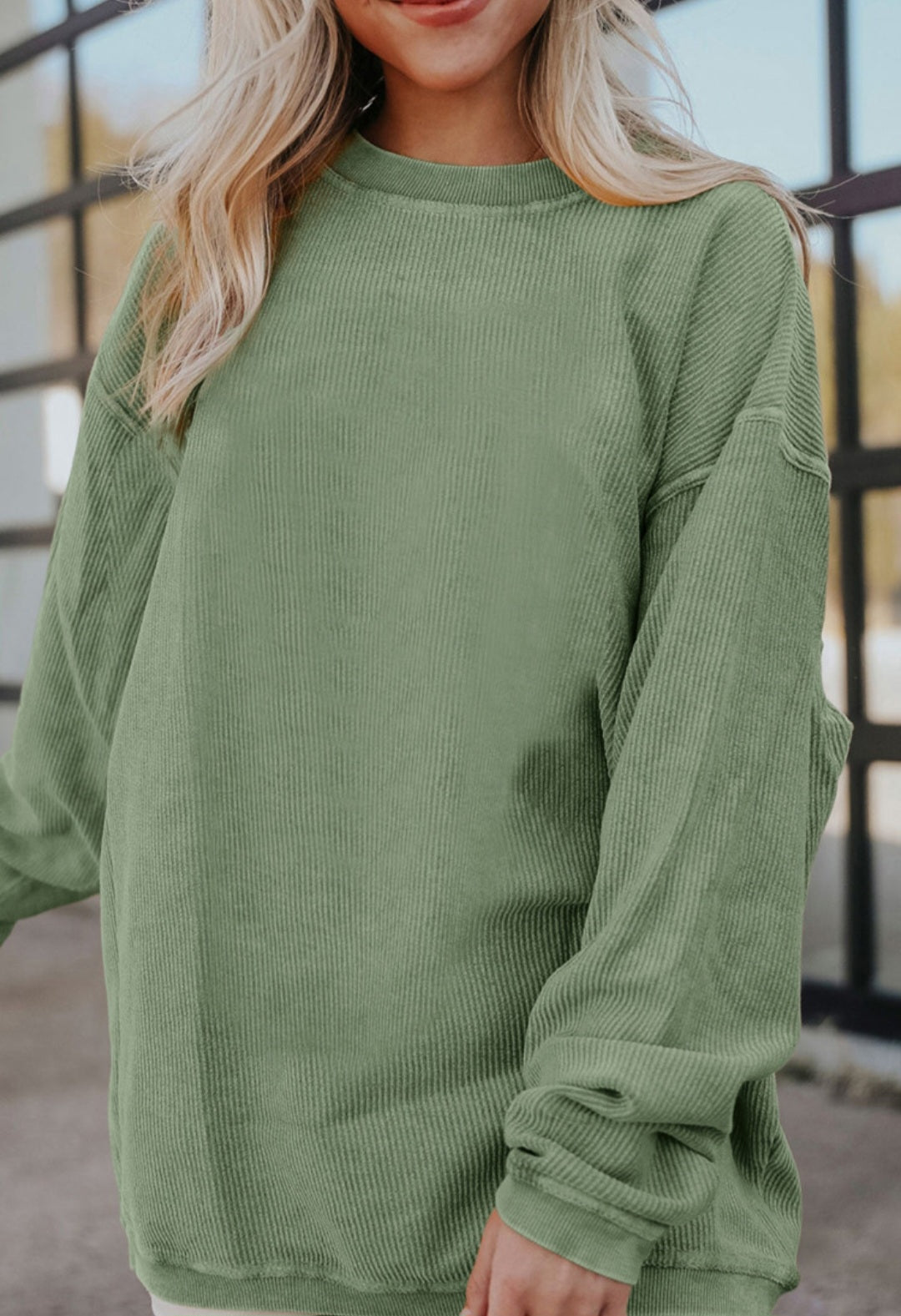 Long Corded Pullovers Green *PREORDER*