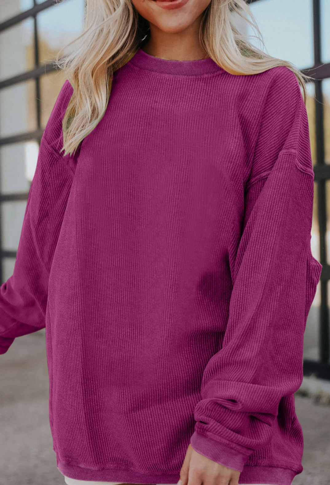 Long Corded Pullovers Magenta *PREORDER*