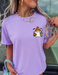 Ghost Purple Embroidered Tee *PREORDER*