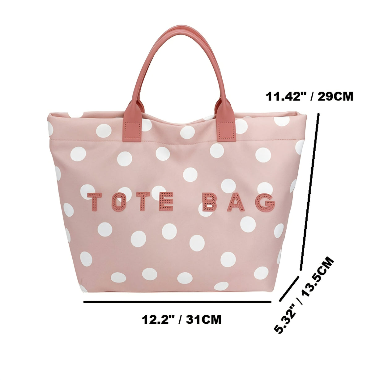 Polka Dot Oxford Tote Bag *PREORDER*