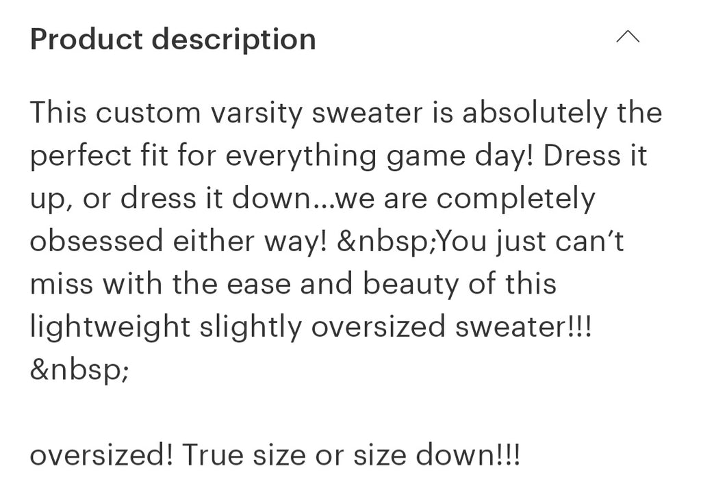 KC University Sweater *PREORDER*