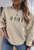 God is Good Embroidered Sweatshirt *PREORDER*