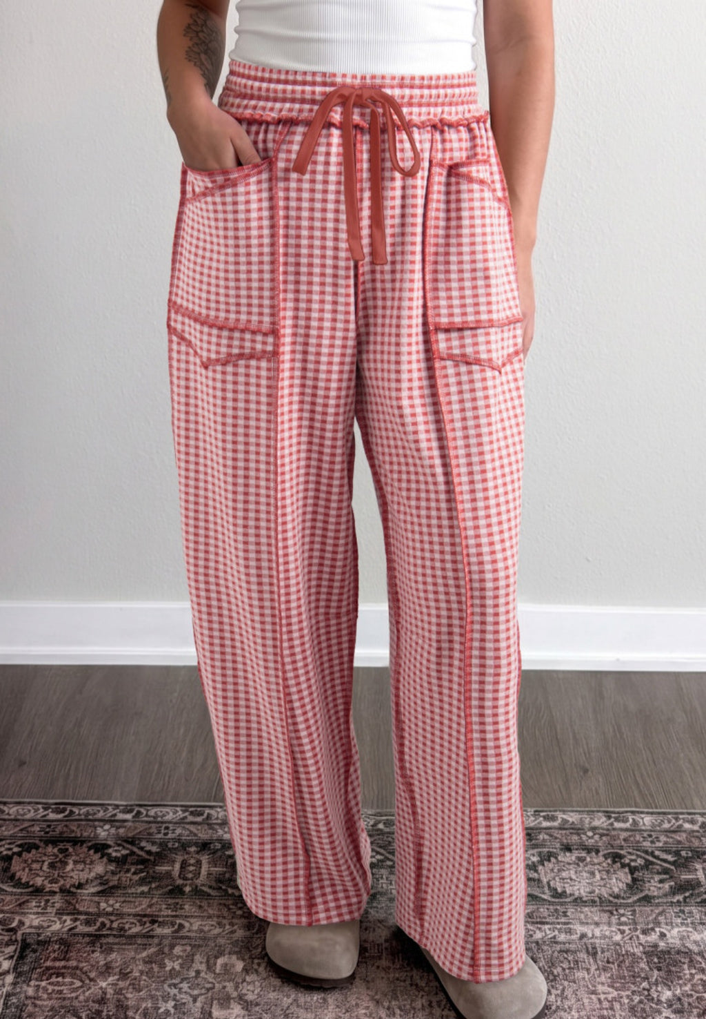 Red Gingham Pants *PREORDER*
