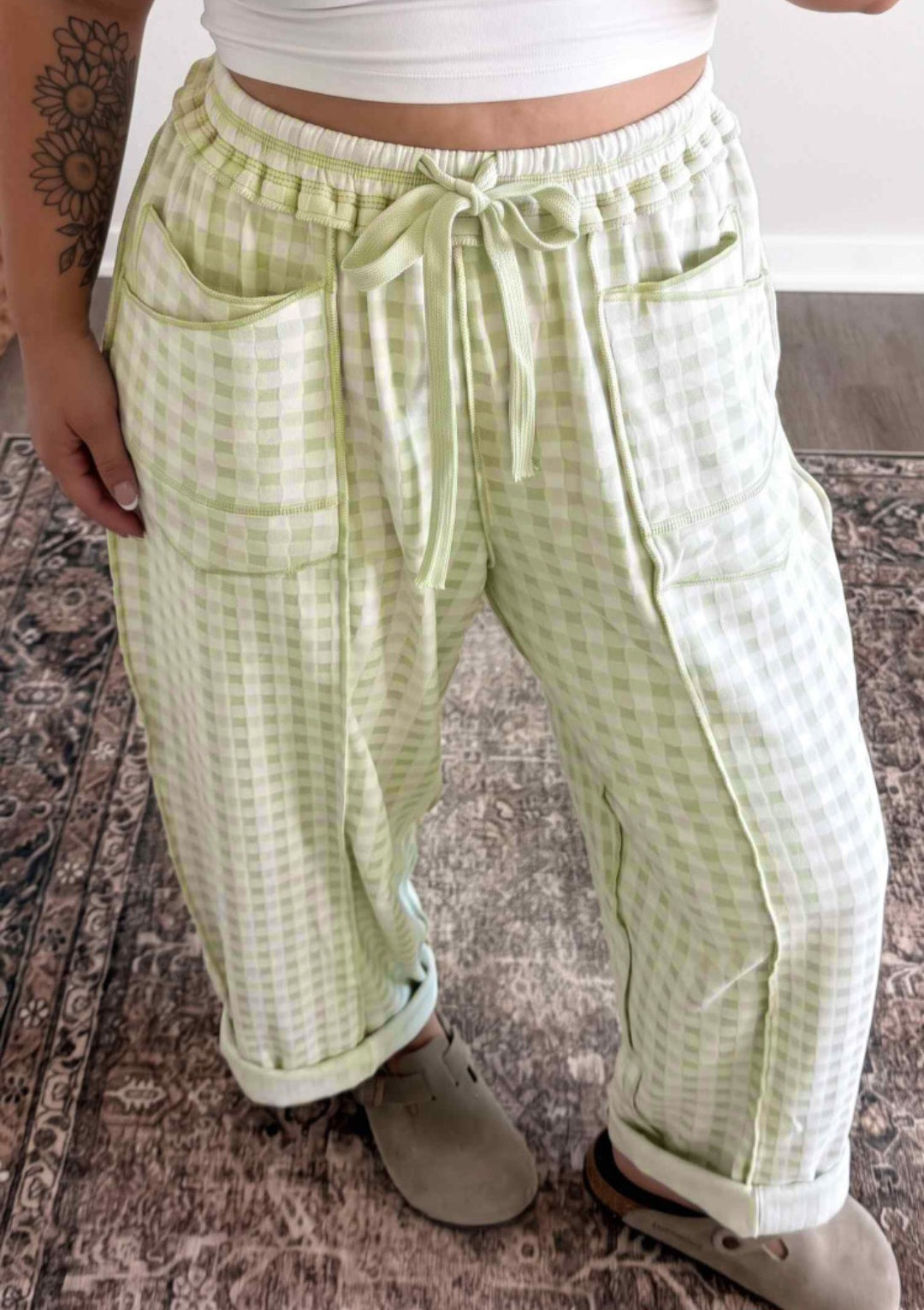 Green Gingham Pants *PREORDER*