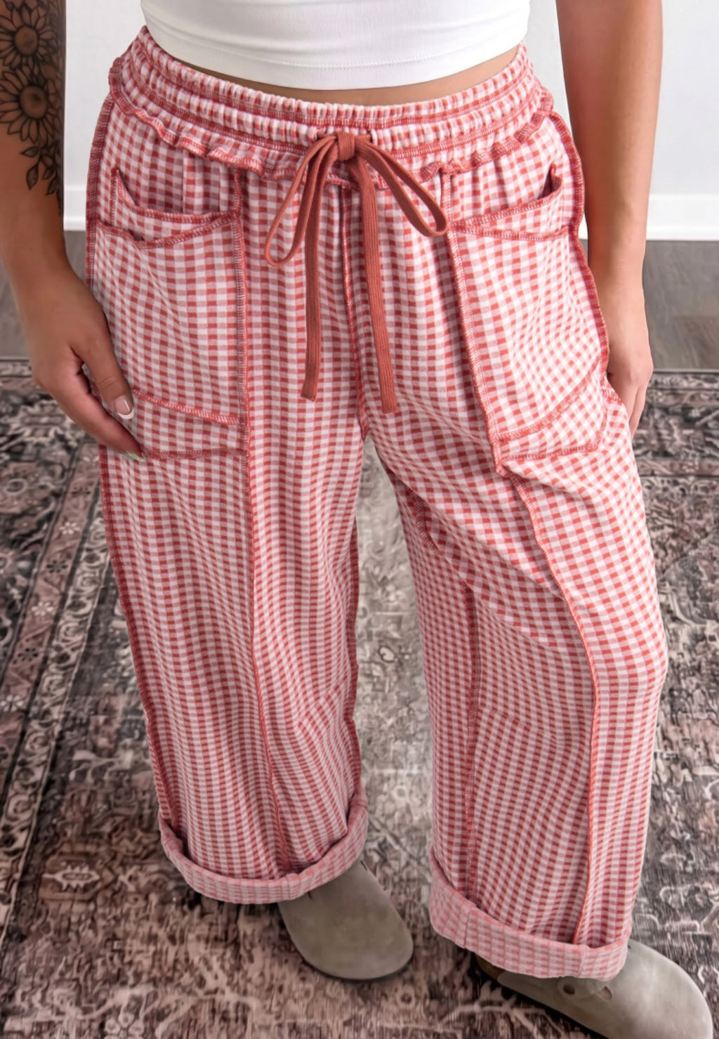 Red Gingham Pants *PREORDER*