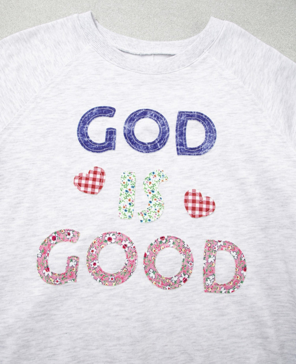 God Is Good Applique 3/4 Sleeve Top *PREORDER*