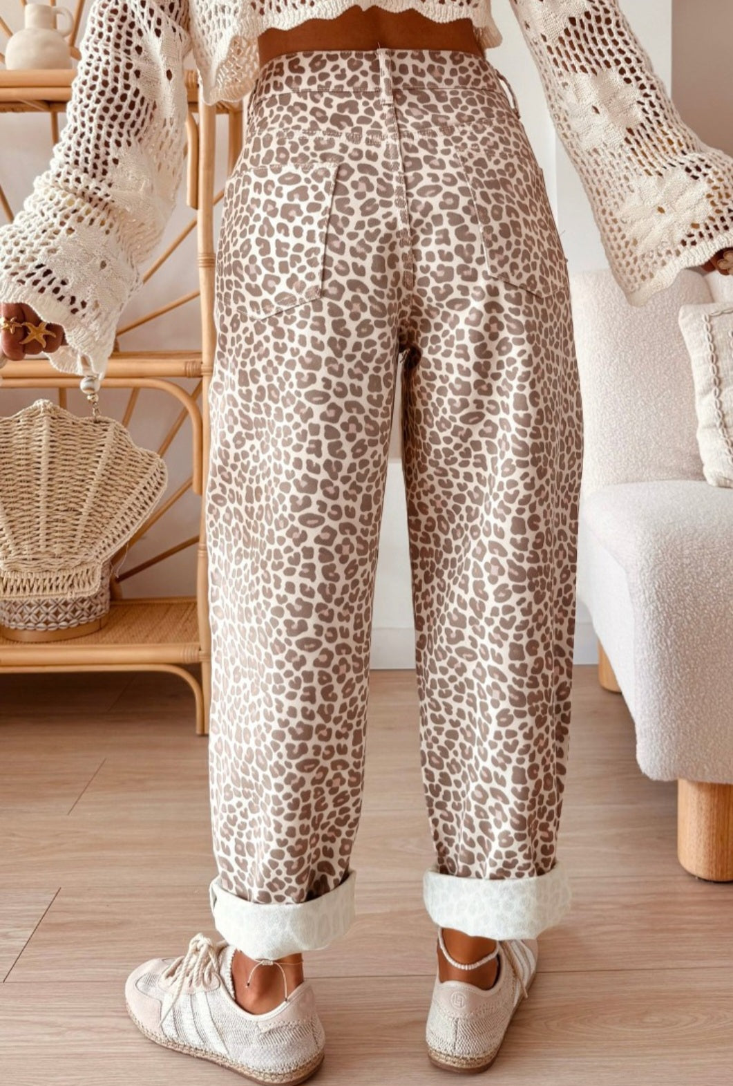 Light Leopard Relaxed Jean *PREORDER*