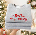 Cape Cod Grey Very Merry Embroidered *PREORDER*
