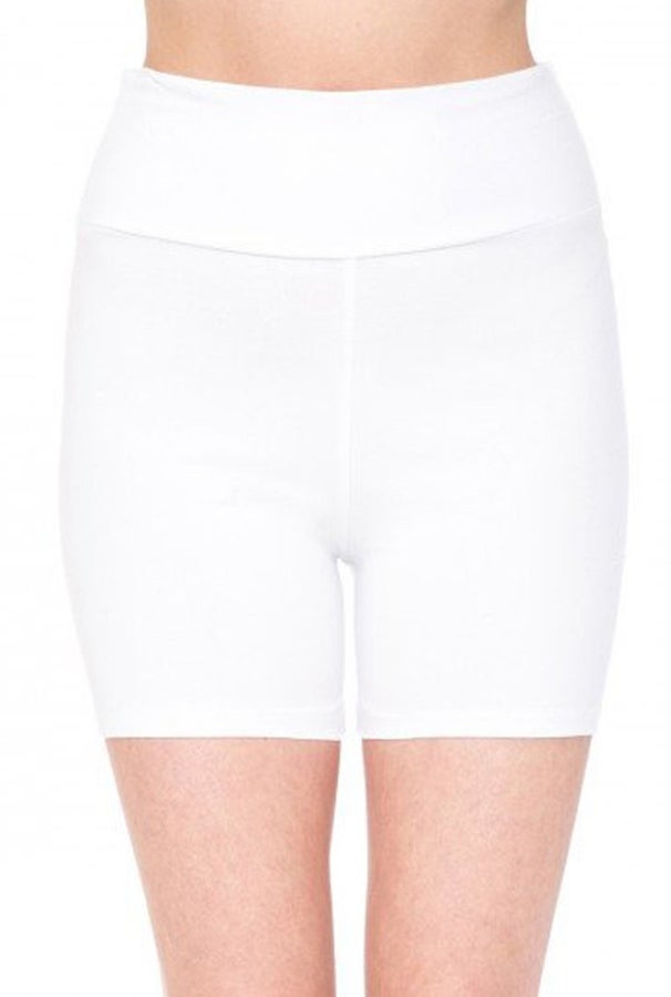 Yoga Waist Bike Short White