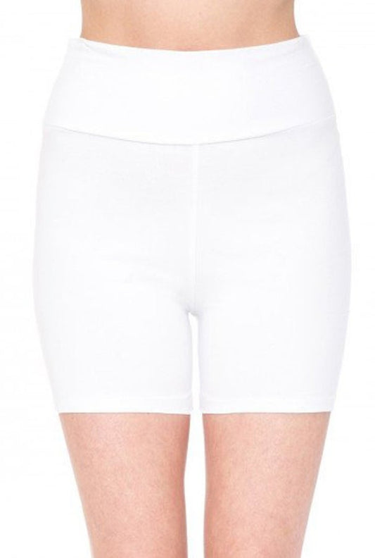 Yoga Waist Bike Short White