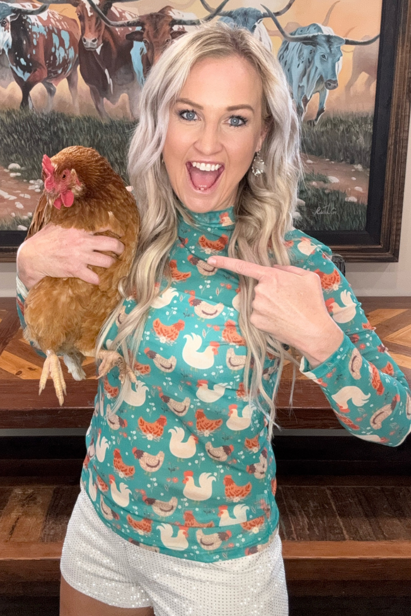 Sterling Kreek Fly the Coop Mesh Top