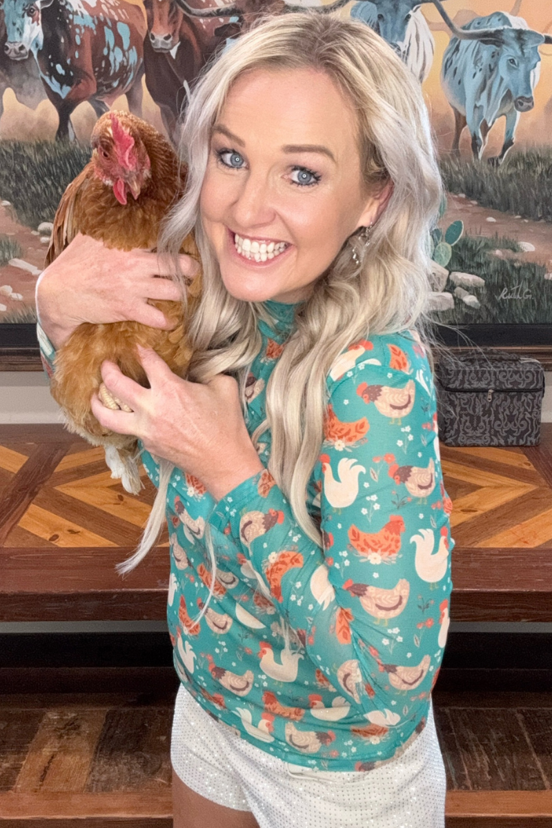 Sterling Kreek Fly the Coop Mesh Top