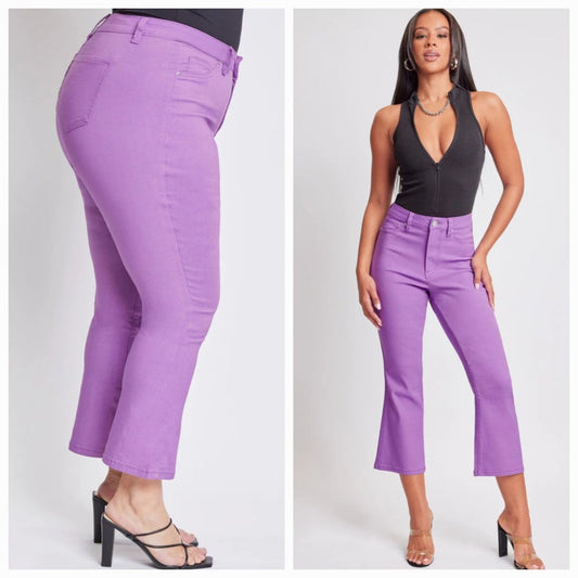 Hyperstretch Cropped Pant Hydrangea