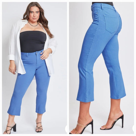 Hyperstretch Cropped Pant Blue Bay