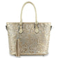 Gold Rhinestone Layered Tote