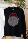 Santa Spangle Sweatshirt Black