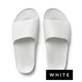 Archies Arch Support Slides  IN STOCK-White
