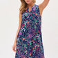 Dear Scarlett Lizzy Dress in Navy Paisley