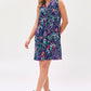Dear Scarlett Lizzy Dress in Navy Paisley