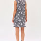 Dear Scarlett Lizzy Dress in B/W Floral
