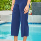 Dear Scarlett Magic Wide Leg Pant Short Navy