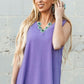 Andree by Unit Raised Rib Sleeveless Dress Violet